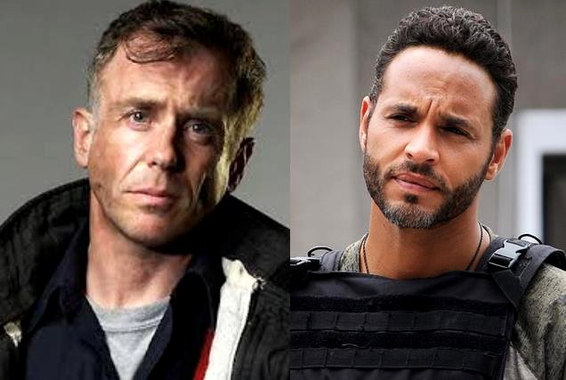 Atores David Eigenberg Daniel Sunjata Pelados Em Pe A