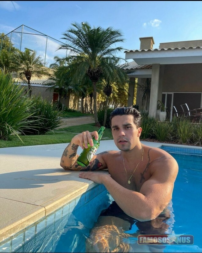 Luan Santana Surpreende Hom O S De Cueca Na Piscina