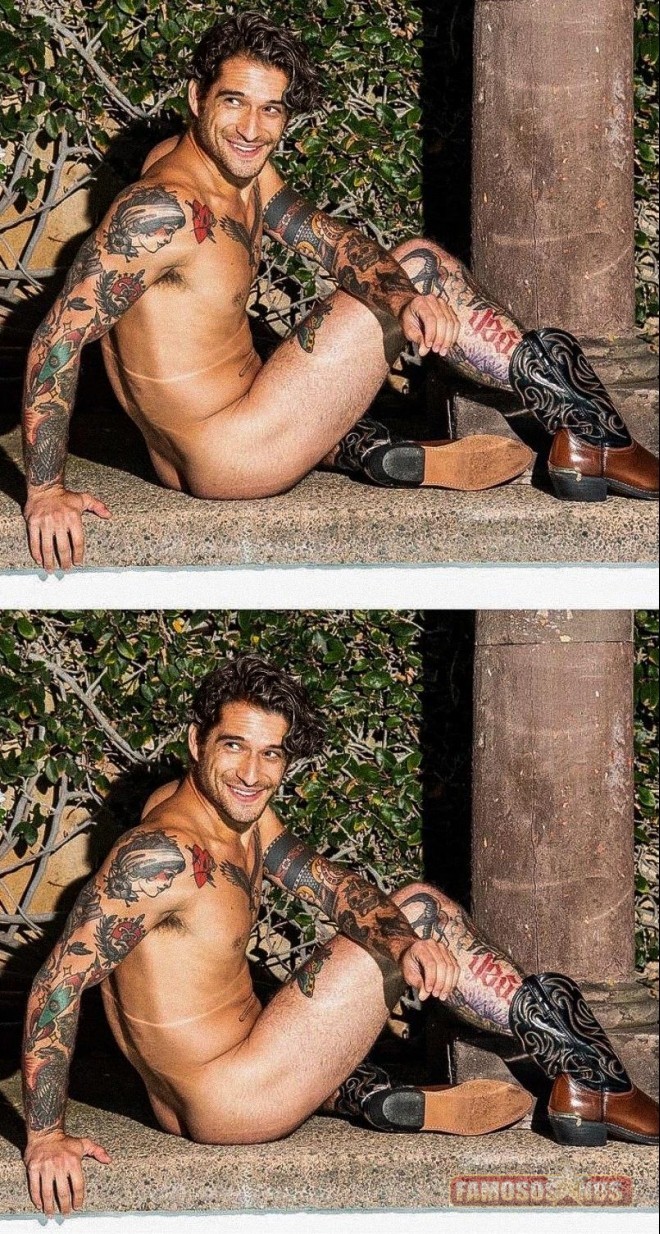 Tyler Posey divulga bastidores de ensaio pelado